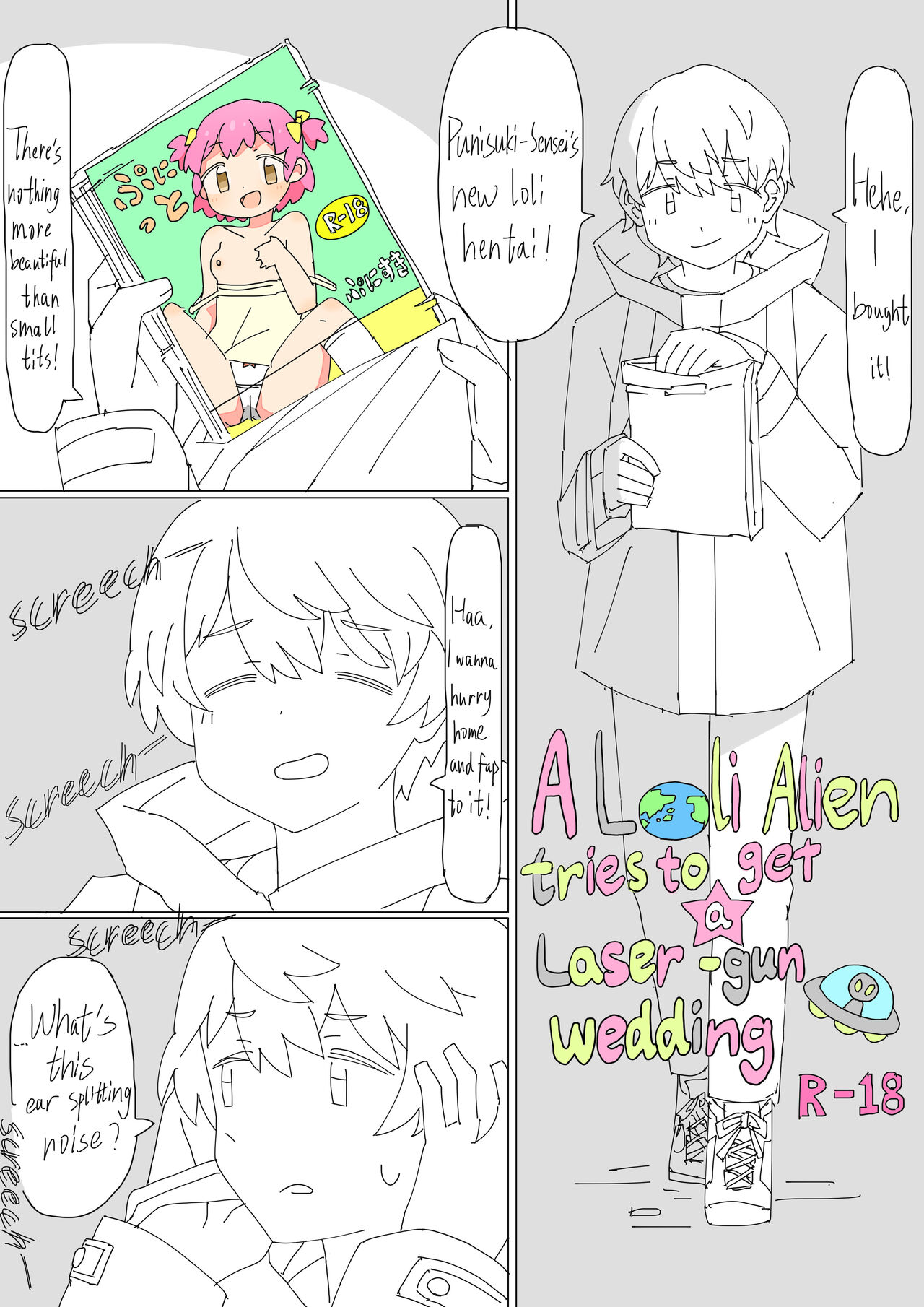 Kiseijijitsu ni Goyoujin | A Loli Alien tries to get a Laser-gun Wedding page 1 full