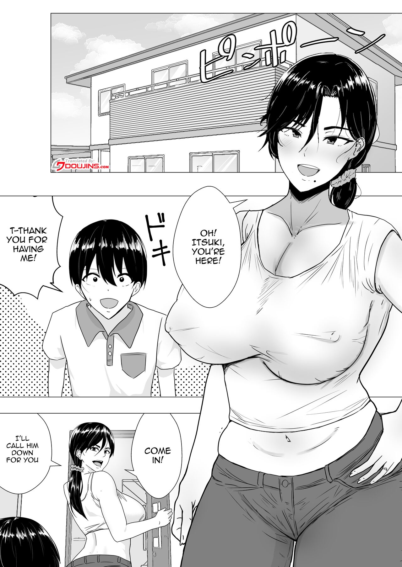 [Tarobaumu] Kimottama Kaa-chan ~Genki Mama ga Boku no Dekachin ni Ochiru made~ | Gutsy Mom ~Until The Energetic Mother Falls To My Giant Dick~  [English] {Doujins.com} Hentai - Raw  4