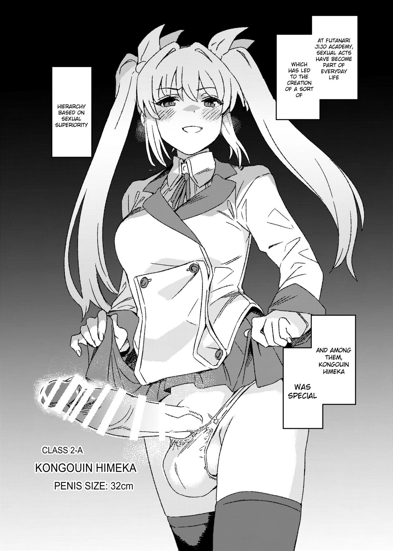 Futanari Jijo Gakuen Gakunai Report page 9 full