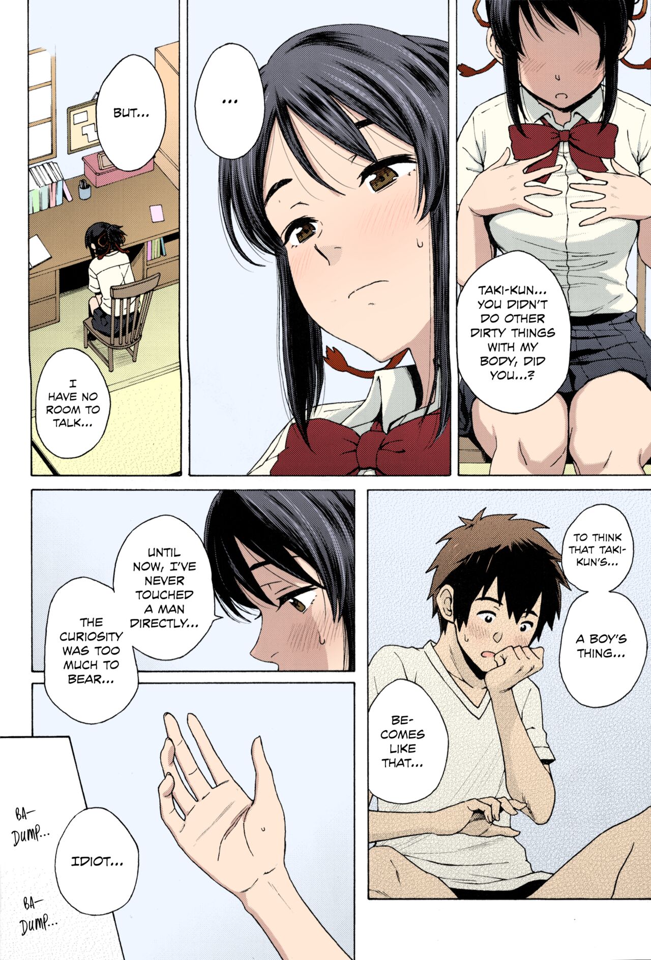 Kimi no Na wa. - & and & - Mitsuha Miyamziu & Teshigawara Katsuhiko page 6 full