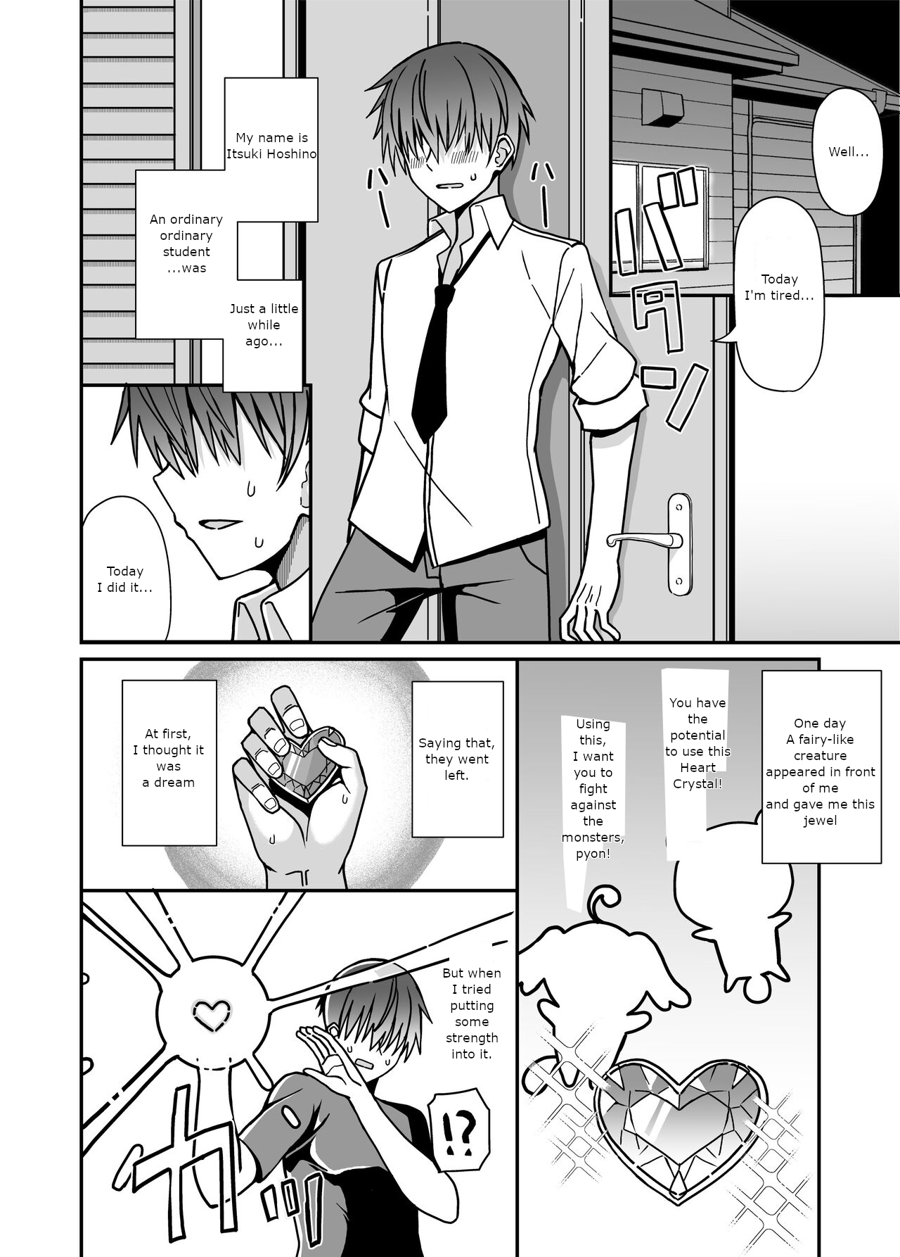 I transformed into a heroine after undergoing sex change but since it was a perverted one, when I took off my clothes, I was turned into a female. page 3 full