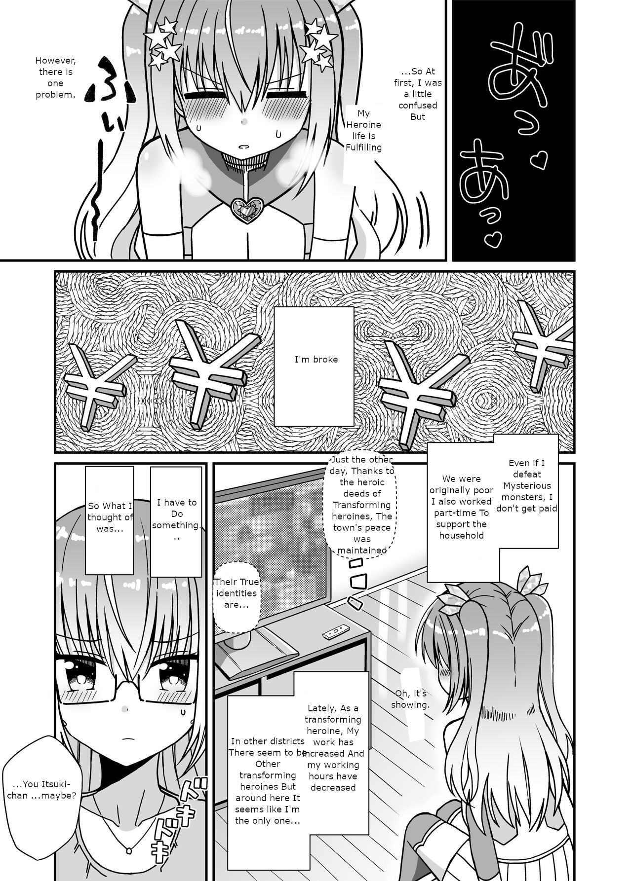 I transformed into a heroine after undergoing sex change but since it was a perverted one, when I took off my clothes, I was turned into a female. page 6 full