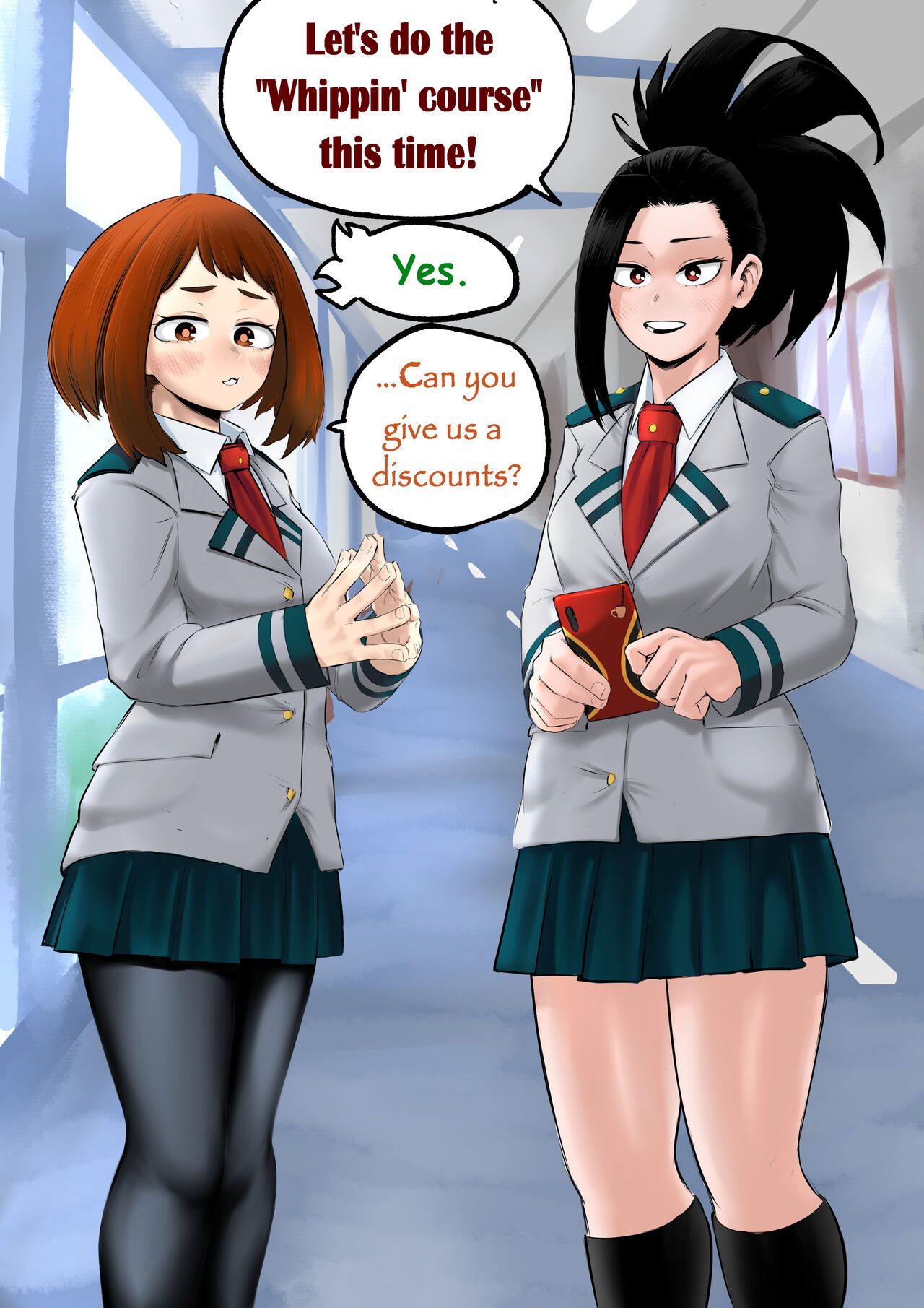 Ochako & Momo page 1 full