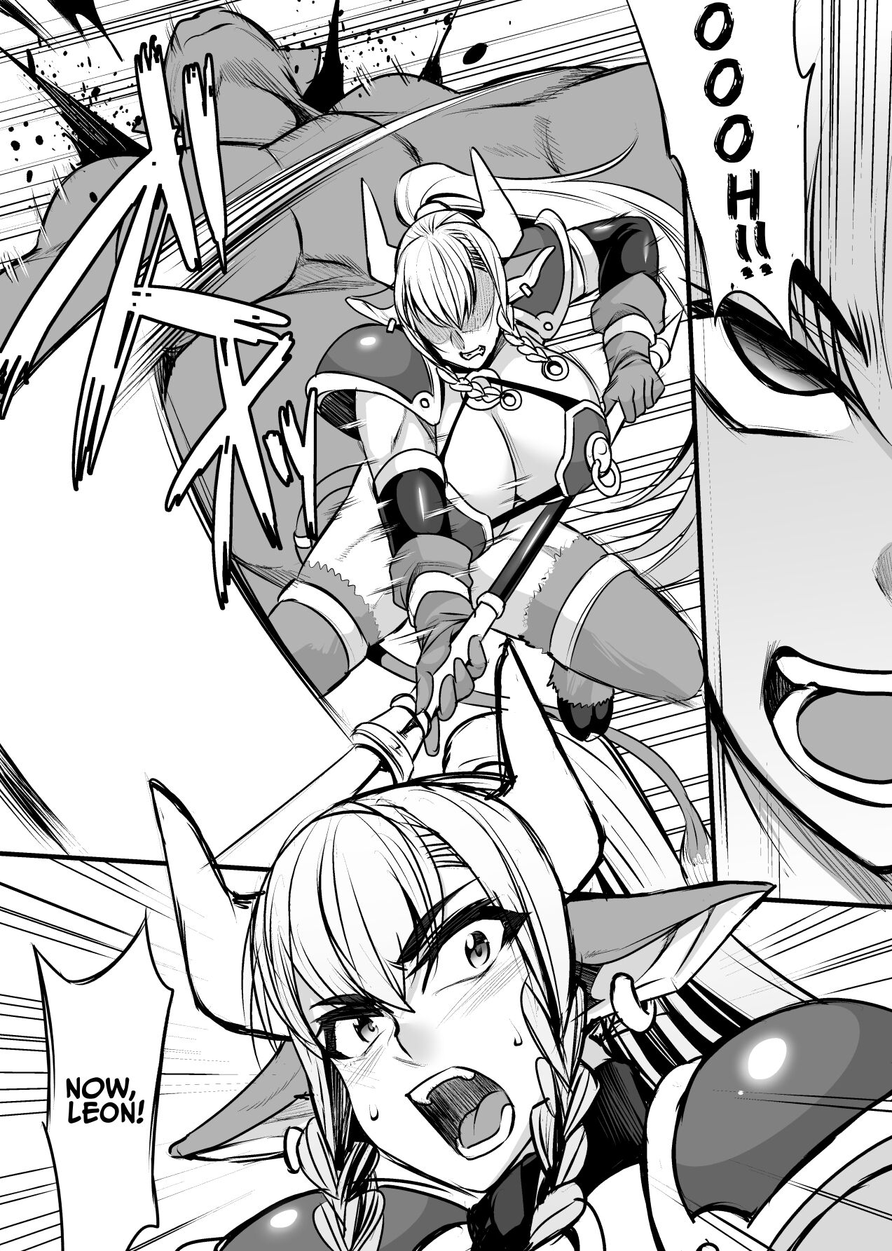 Hatsujou Ushichichi Senshi Asute-san | Aste The Milk Warrior in Heat page 3 full