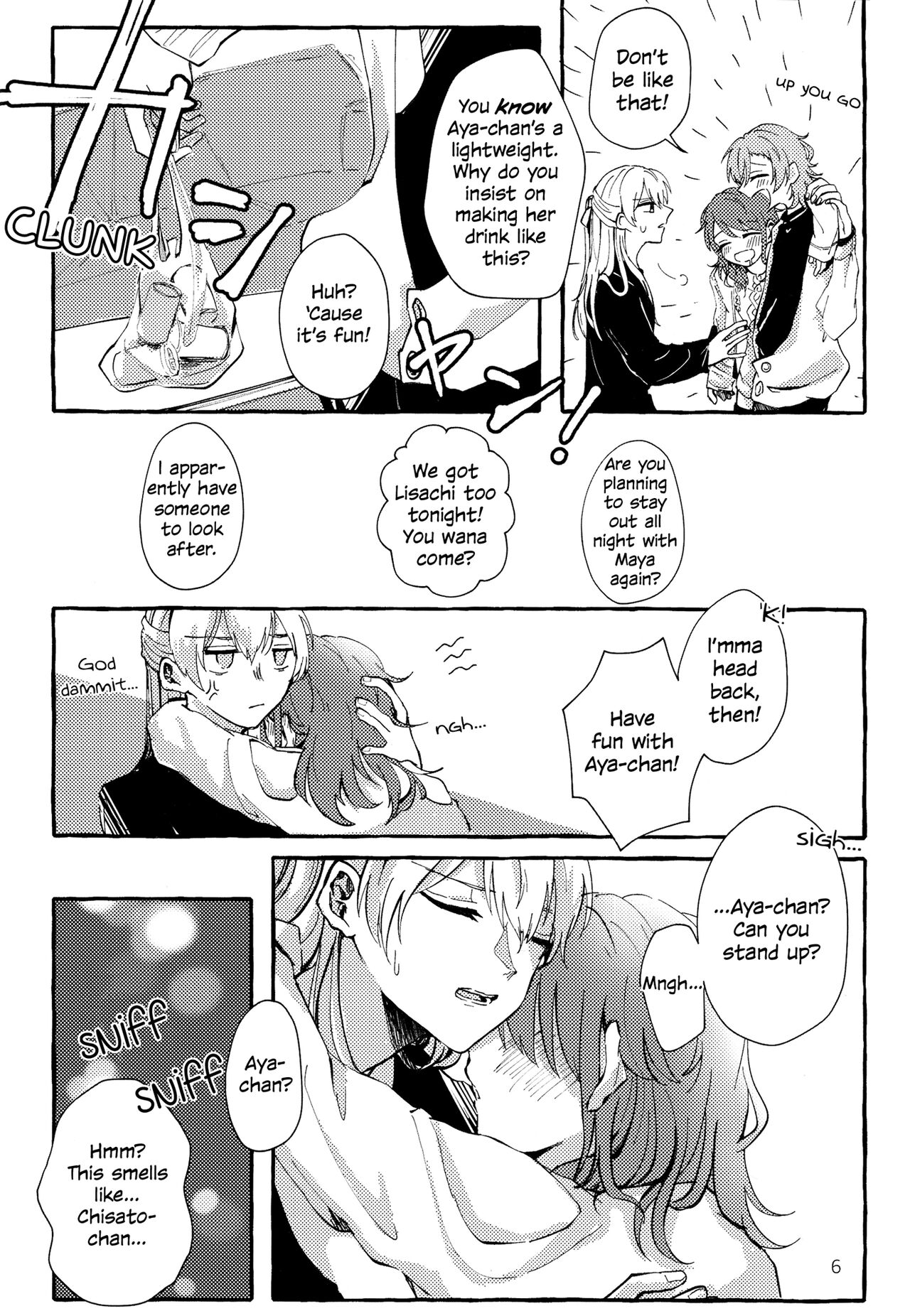AyaChisa Drunken Bender page 6 full