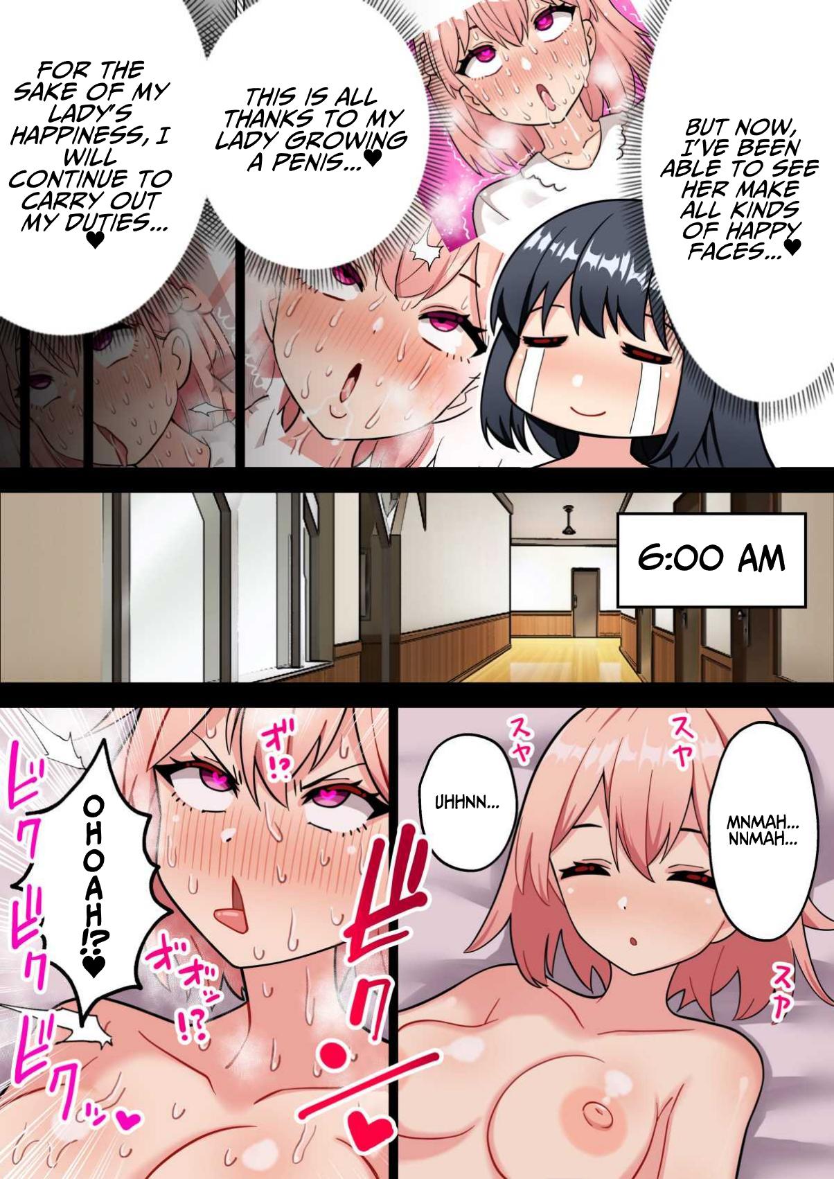 [Hota Home (Hotaru)] 24-Jikan Oho-goe Doubutsu Koubi no Yakata ~Futanari Ojou-sama ga Bakunyuu Maid ni Chinpo Kanri Sareru Hanashi~ | The House of 24 Hour Moaning Inducing Animalistic Mating [English] [T's Translations] Hentai - Raw  61