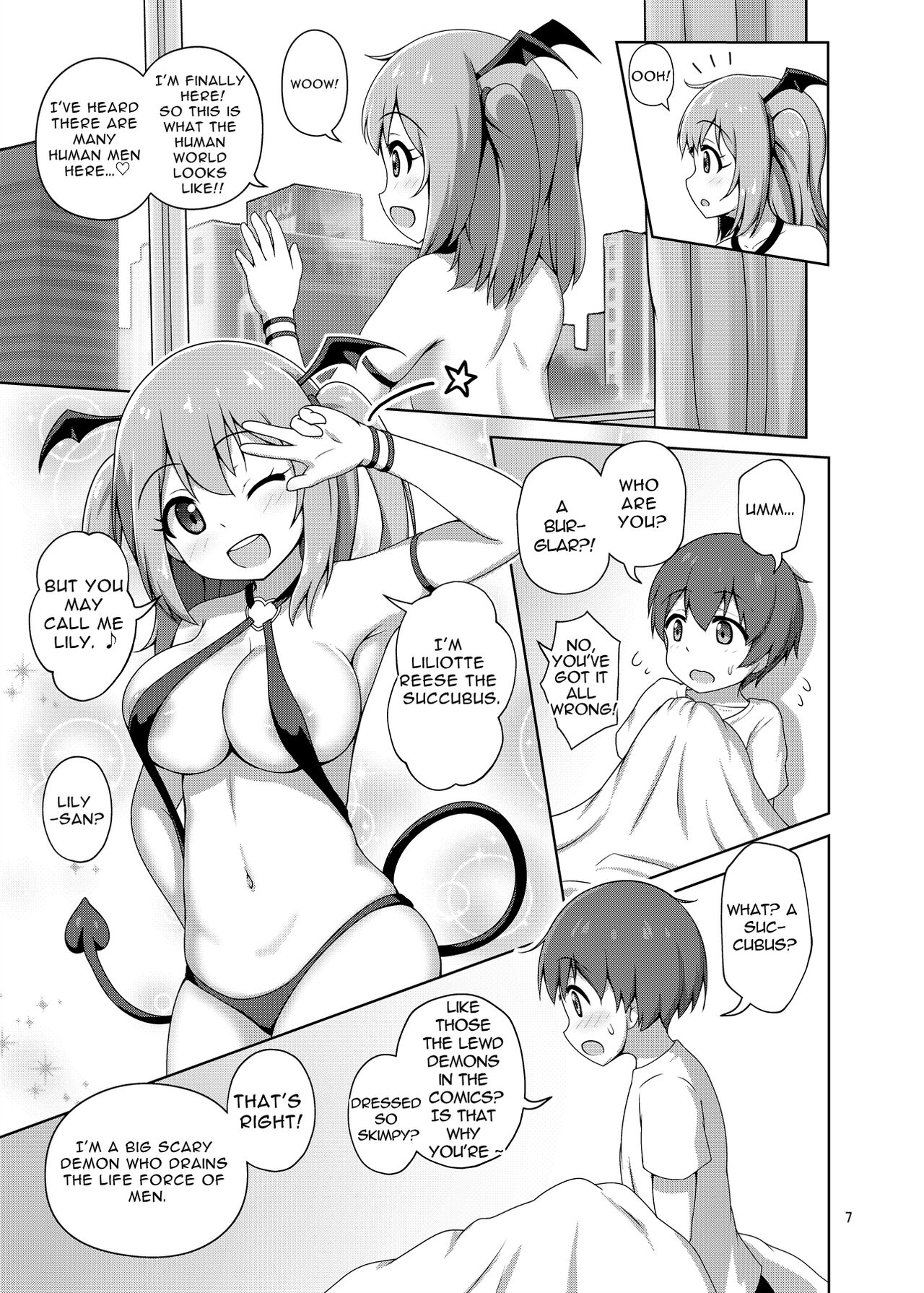Hakoiri Succubus, Shota ni Deau. | Sheltered Succubus Meets Shota. page 7 full