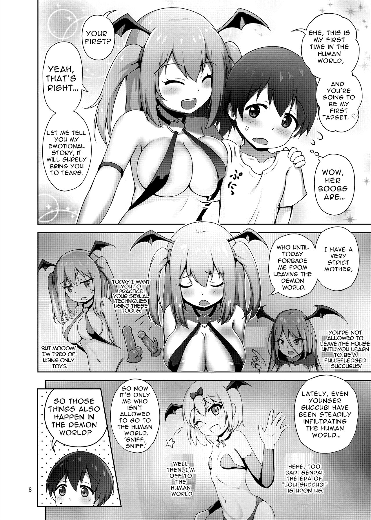 Hakoiri Succubus, Shota ni Deau. | Sheltered Succubus Meets Shota. page 8 full