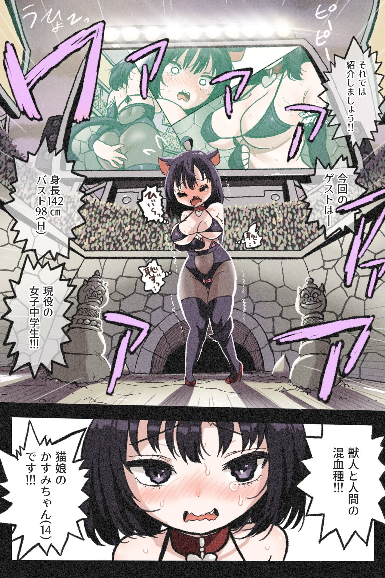 まんこく武術会4～ヤク漬け★ねこ娘調教編～ page 9 full